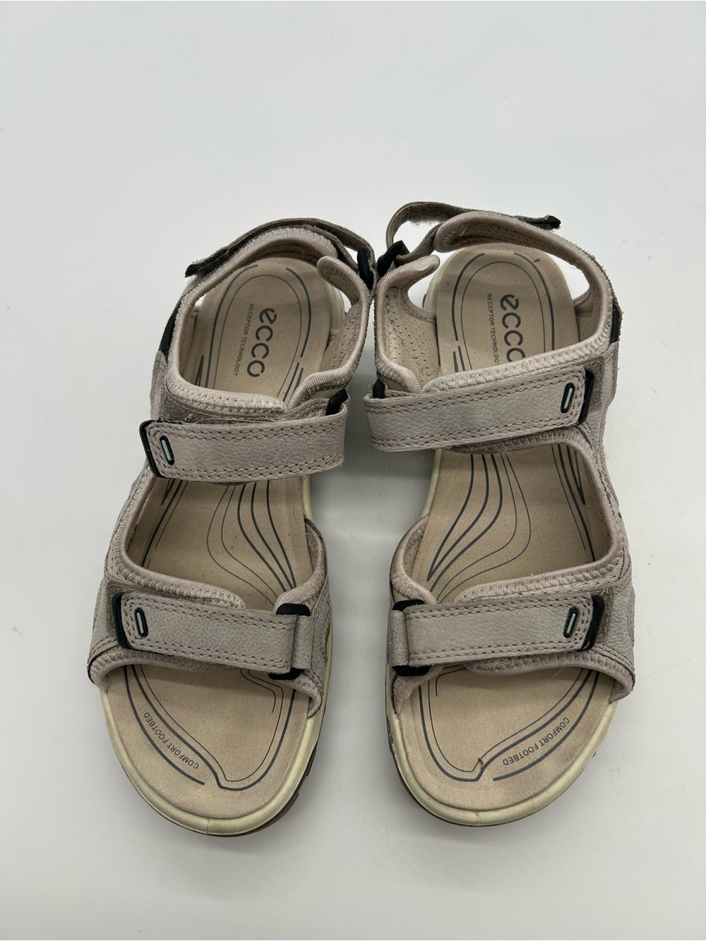 Ecco Yucatán Off-road Touch Strap Sandals With Adjustable Straps size 8